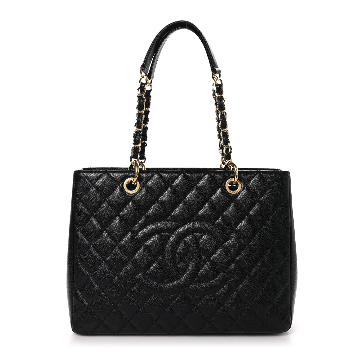 Chanel Caviar Quilted Grand Shopping Tote GST Black 1 of 11