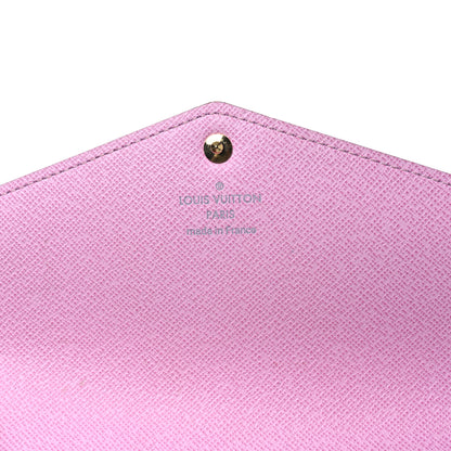 Louis Vuitton Monogram Multicolor Sarah Wallet NM White Litchi 6 of 9