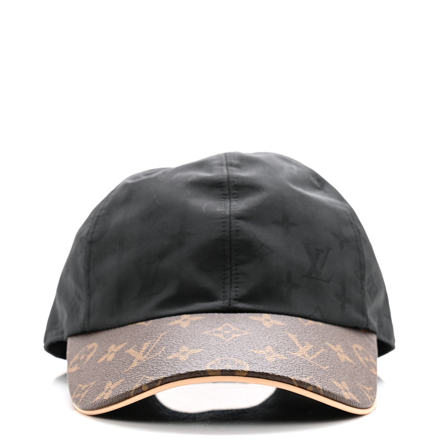 Louis Vuitton Polyester Silk Monogram LV Get Ready Cap M Black 3 of 11