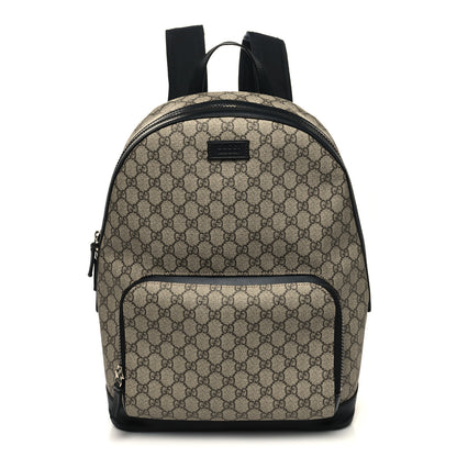 Gucci GG Supreme Monogram Medium Backpack Black 1 of 10