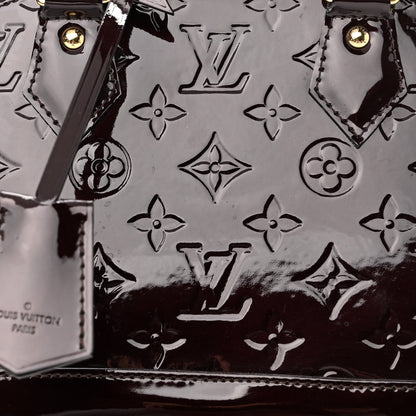 Louis Vuitton Vernis Alma BB Amarante 8 of 10