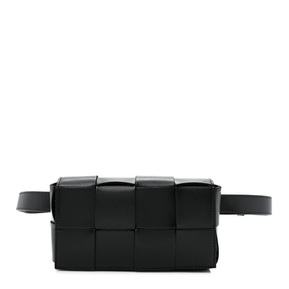 Bottega Veneta Nappa Maxi Intreccio The Belt Cassette Bag Black 1 of 10