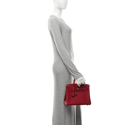 Hermes Togo Birkin 25 Rouge Grenat 2 of 10