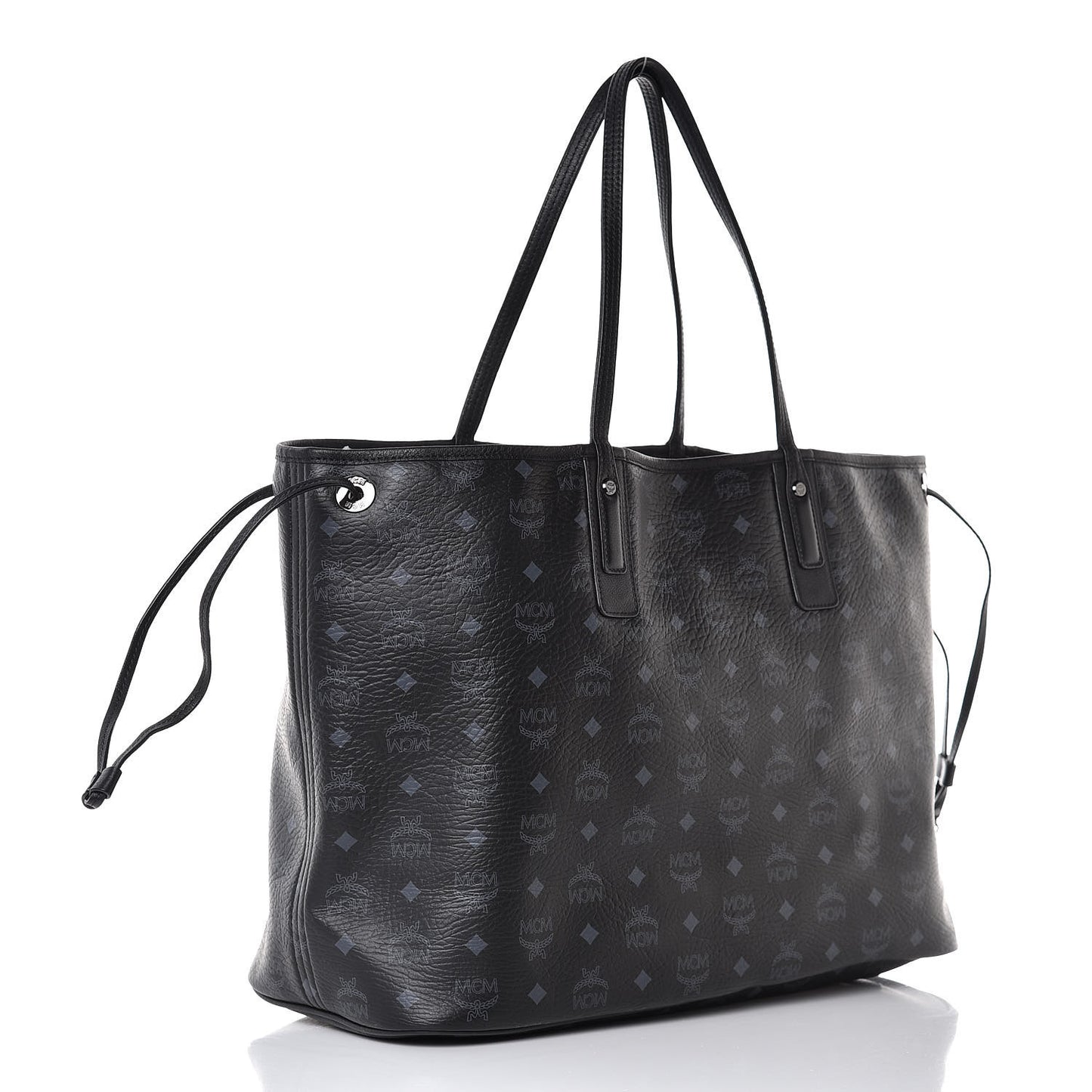 Visetos Large Liz Reversible Shopper Tote Black