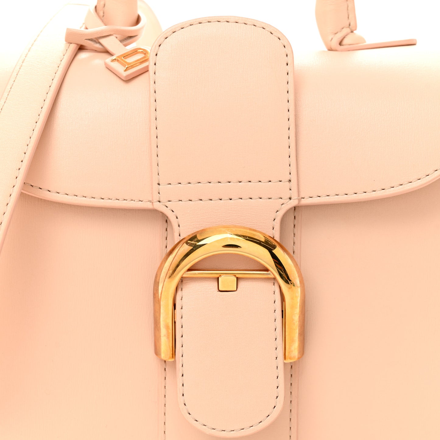 Box Calfskin Mini Brillant Satchel Nude