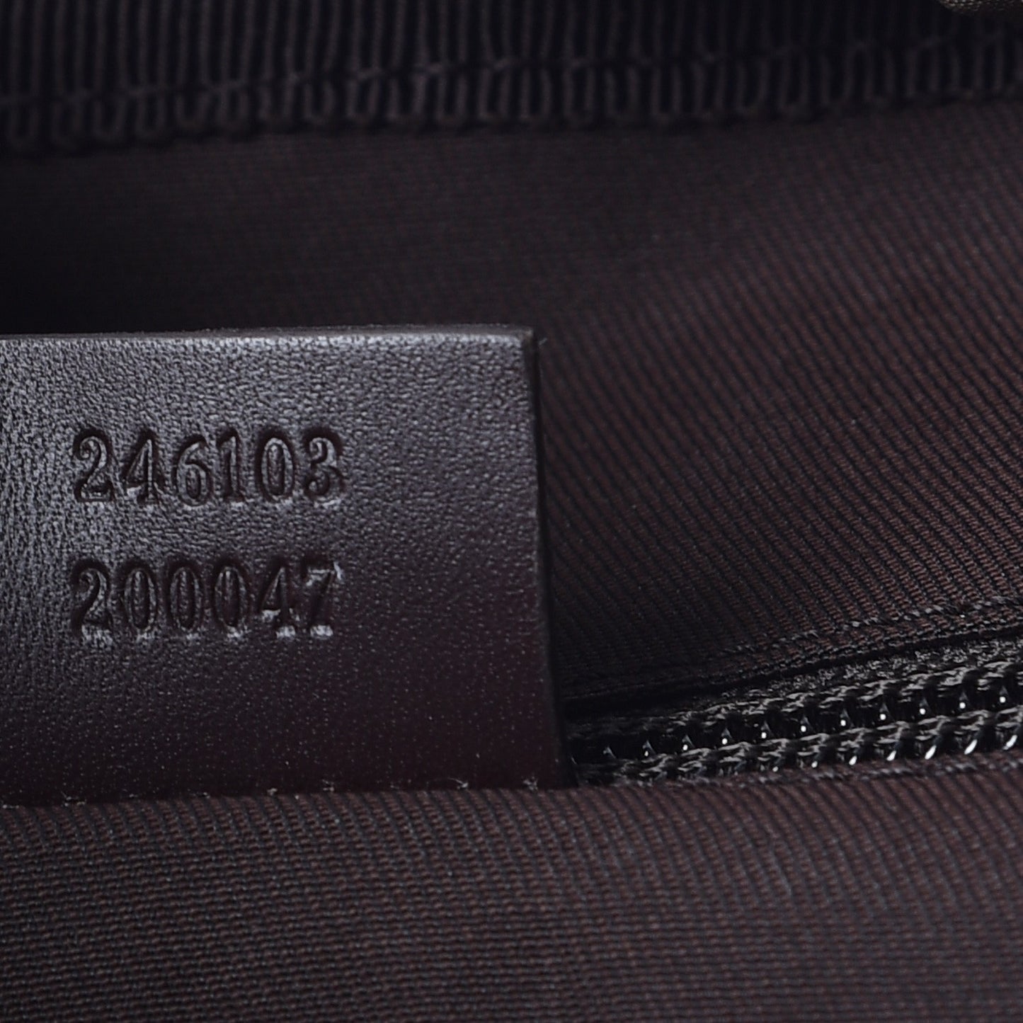 GG Supreme Monogram Medium Single Buckle Rucksack Backpack Beige Ebony Brown
