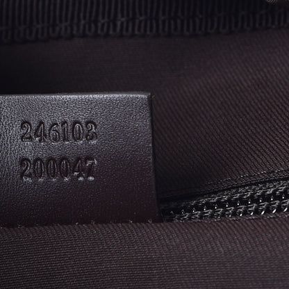 Gucci GG Supreme Monogram Medium Single Buckle Rucksack Backpack Beige Ebony Brown 7 of 9
