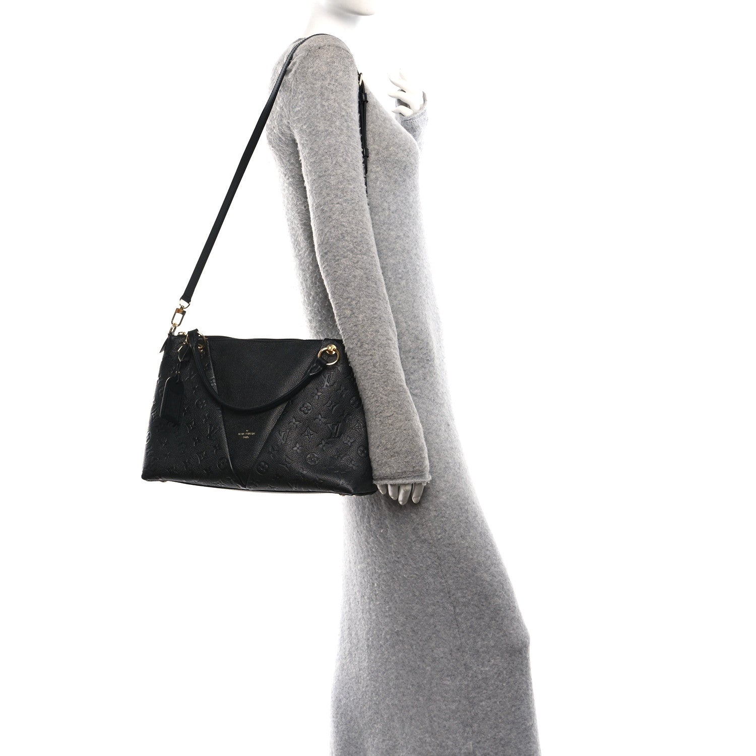 Louis Vuitton Empreinte V Tote MM Black 2 of 9