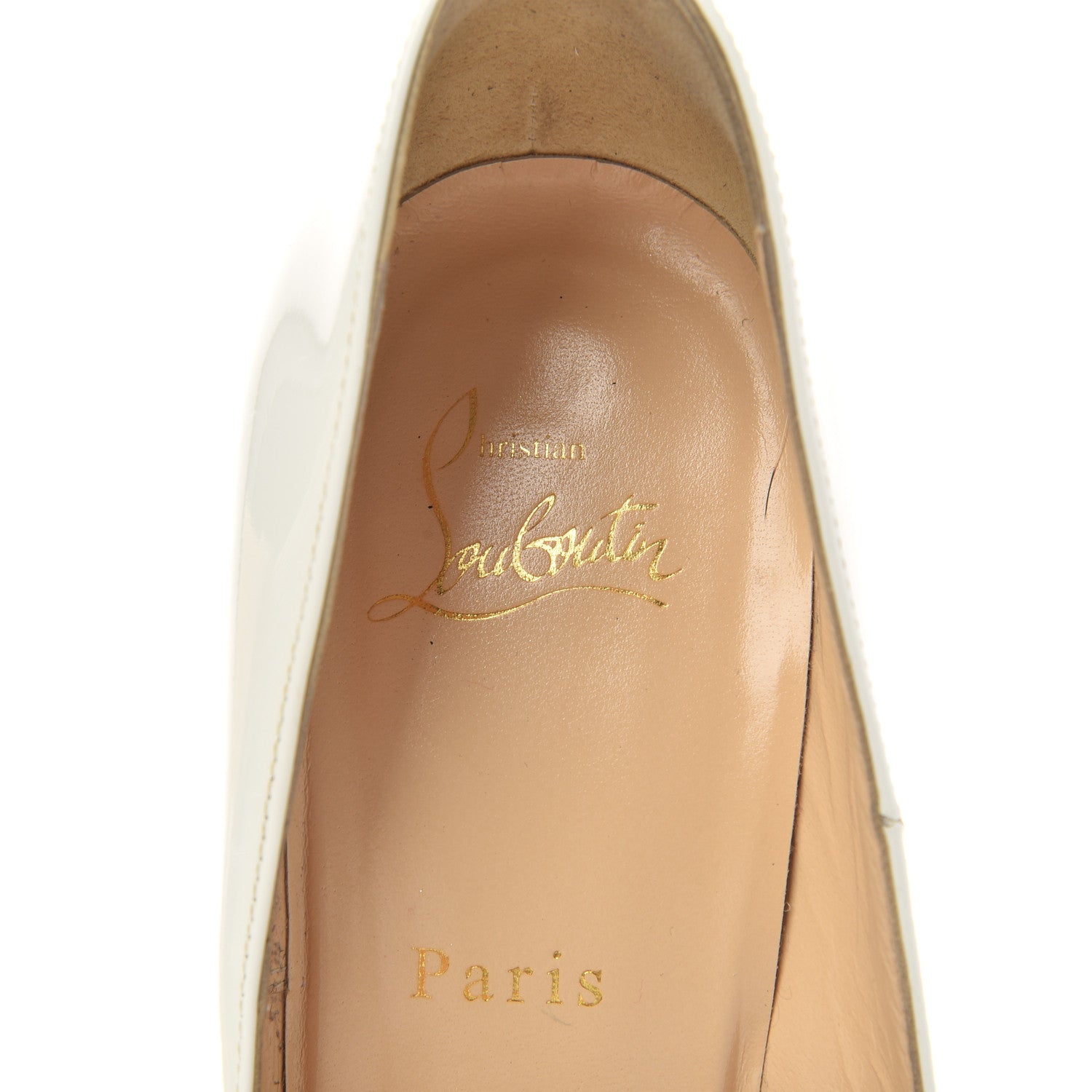 Christian Louboutin Patent So Kate 120 Pumps 39.5 Latte 8 of 10
