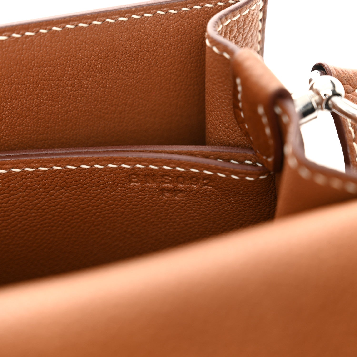 Hermes Barenia Faubourg Mini Sac Roulis Fauve 7 of 18