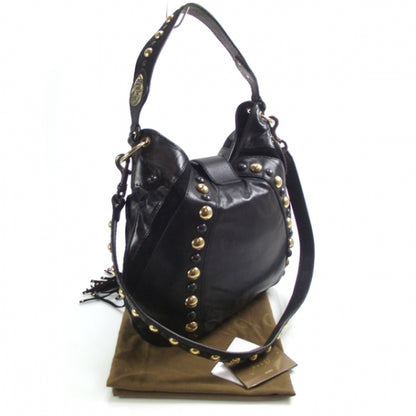 Gucci Leather Suede Fringe Babouska Hobo Black 3 of 11