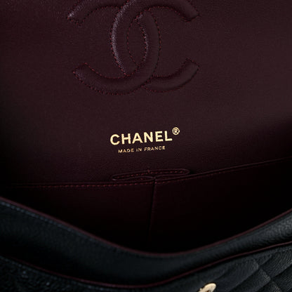 Chanel Caviar Quilted Medium Double Flap Black 5 of 11