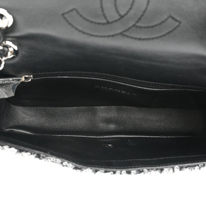 Chanel Sequin Small Single Flap Silver 5 of 9