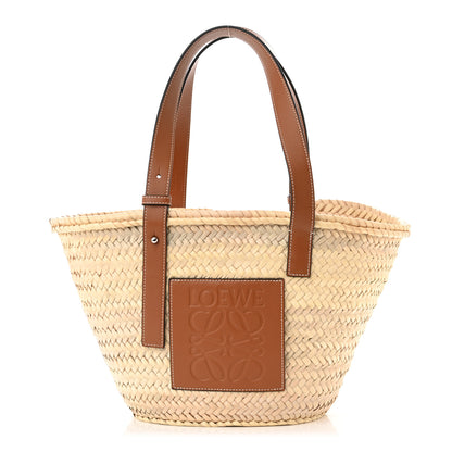Loewe Raffia Basket Tote Bag Natural Tan 1 of 9