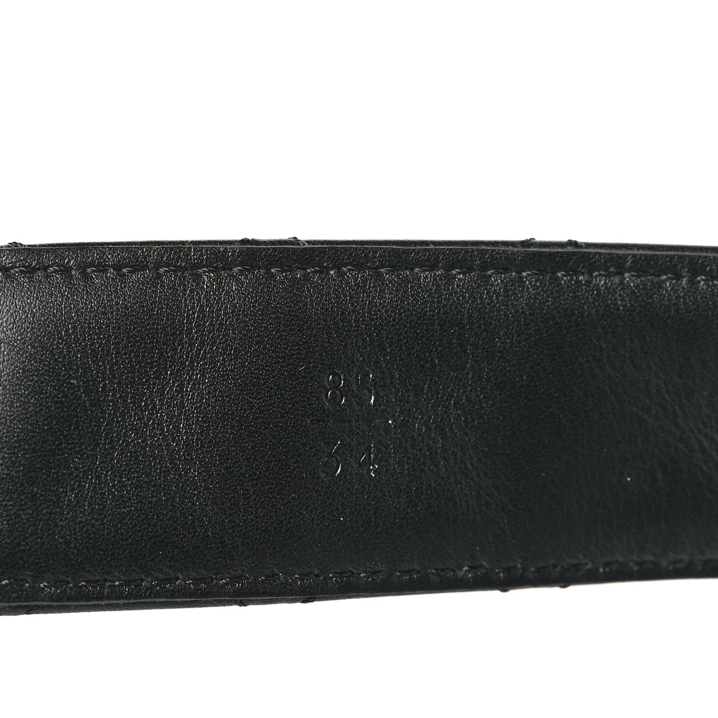 Lambskin Quilted CC Chain Belt 85 34 Black