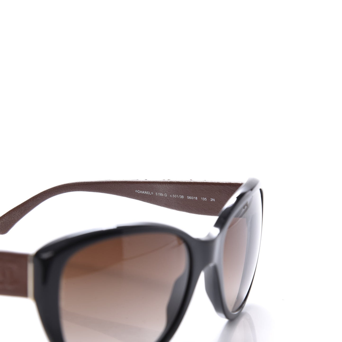 Lambskin Quilted CC Sunglasses 5199 Q Brown
