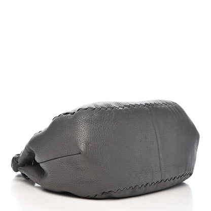 Bottega Veneta Cervo Braided Zip Hobo Ferro 4 of 15