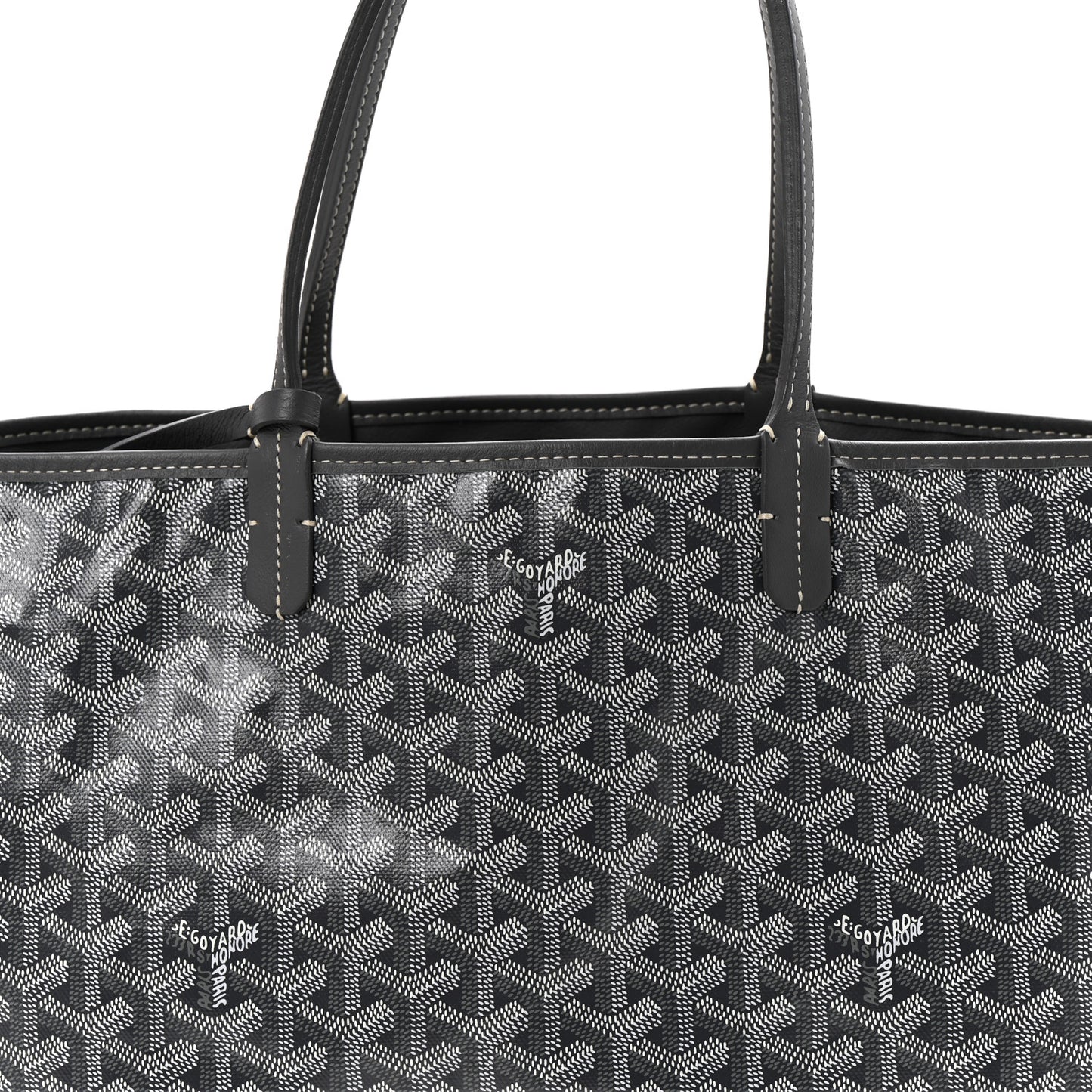 Goyardine Reversible Anjou PM Grey