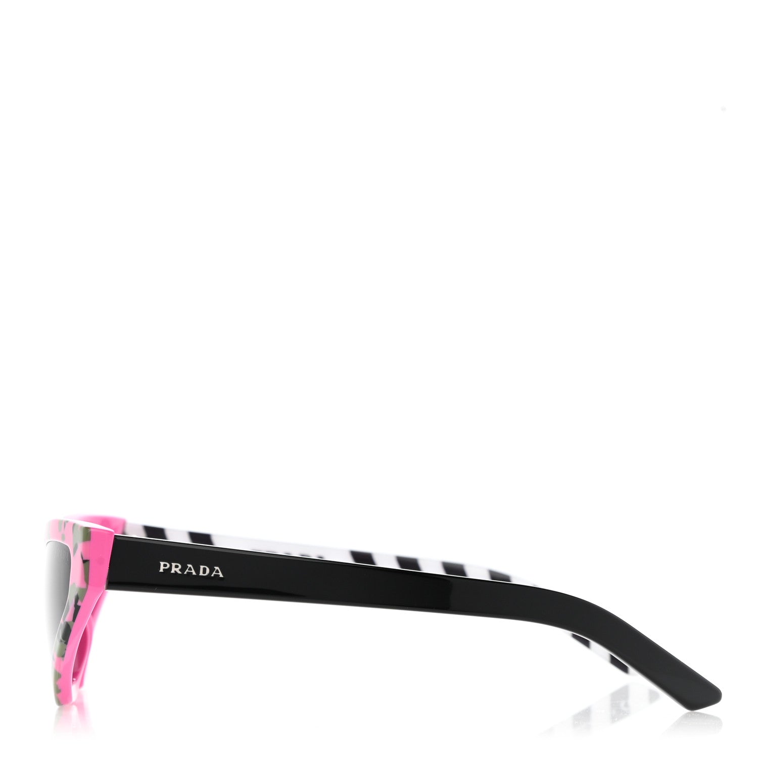 Prada Cat Eye Sunglasses SPR 12V Pink 3 of 8