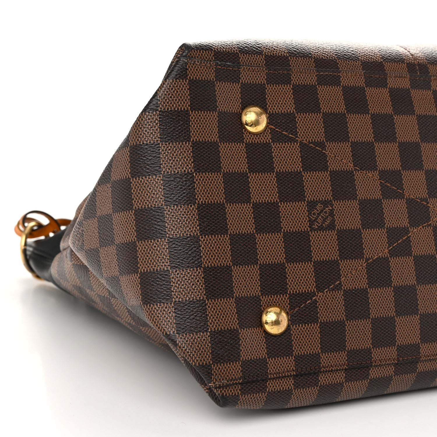 Louis Vuitton Damier Ebene Calfskin Maida Black 8 of 10