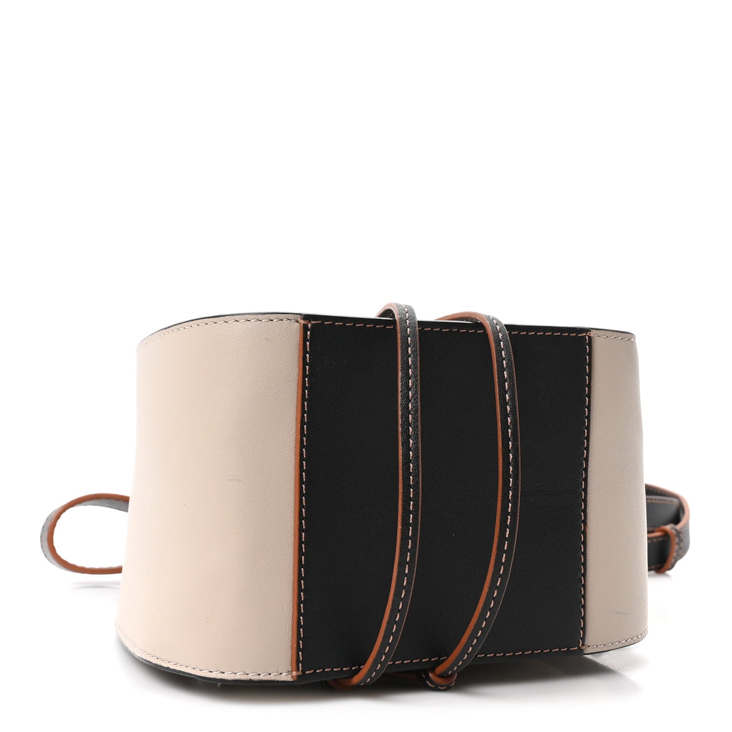 Loewe Calfskin Canvas Mini Hammock Shoulder Bag Mink Black 5 of 10