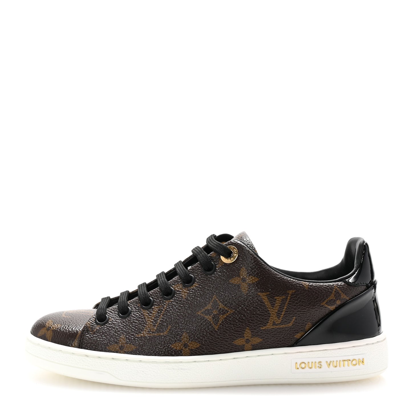 Patent Monogram Frontrow Sneakers 36