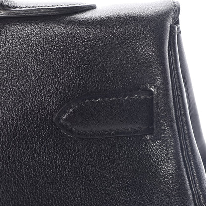 Hermes Veau Gulliver Kelly Retourne 35 Black 28 of 37