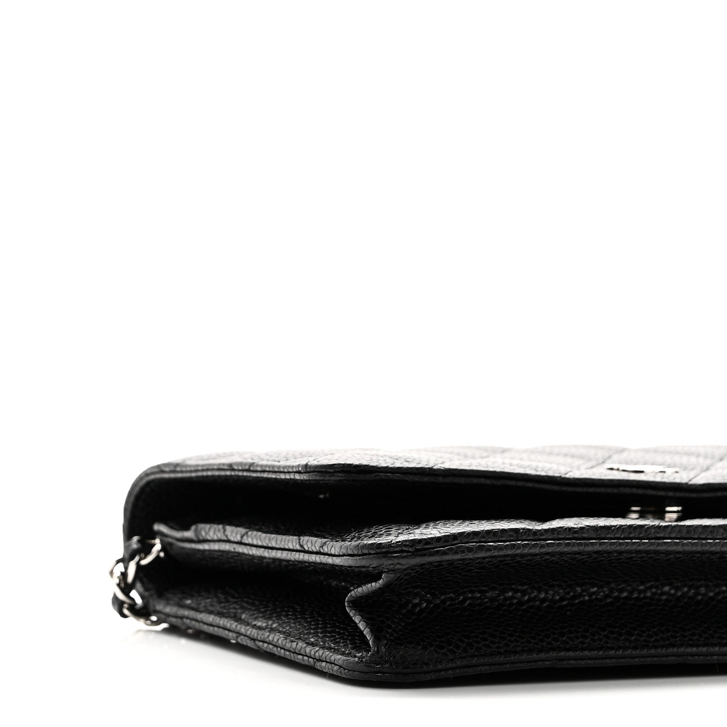 Chanel Caviar Quilted Wallet On Chain WOC Black 10 of 12