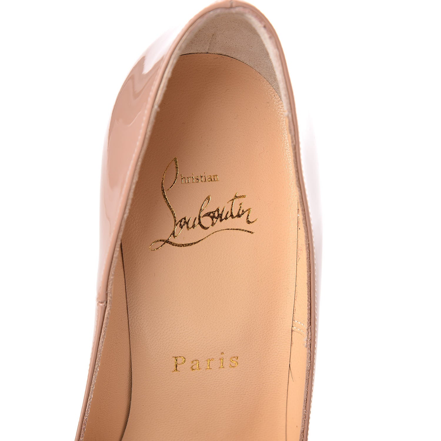 Christian Louboutin Patent So Kate 120 Pumps 37 Nude 7 of 8