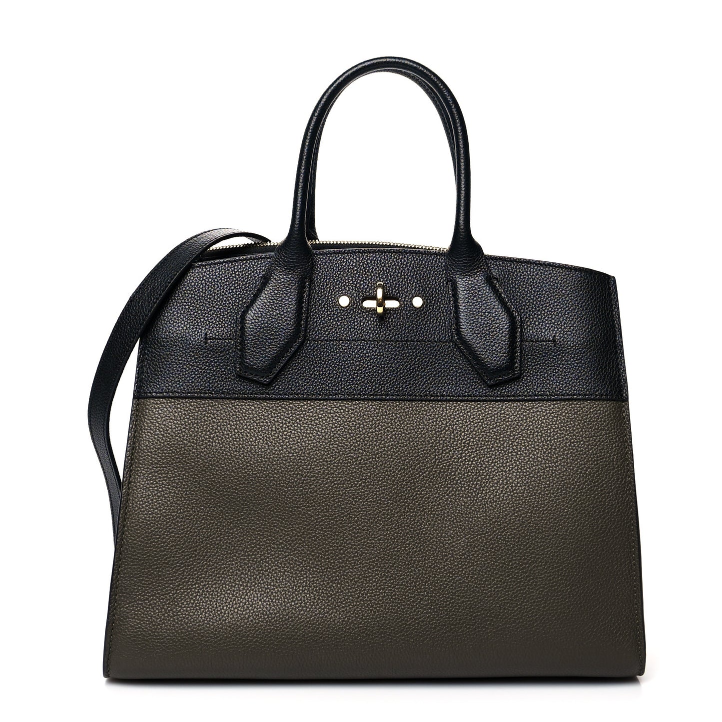 Calfskin City Steamer MM Kaki Black