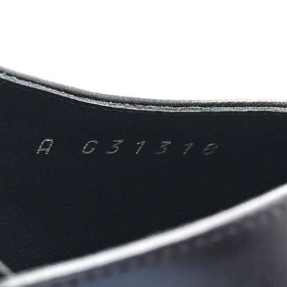 Chanel Lambskin Cap Toe CC Slingback Pumps 35.5 Black Dark Grey 9 of 10