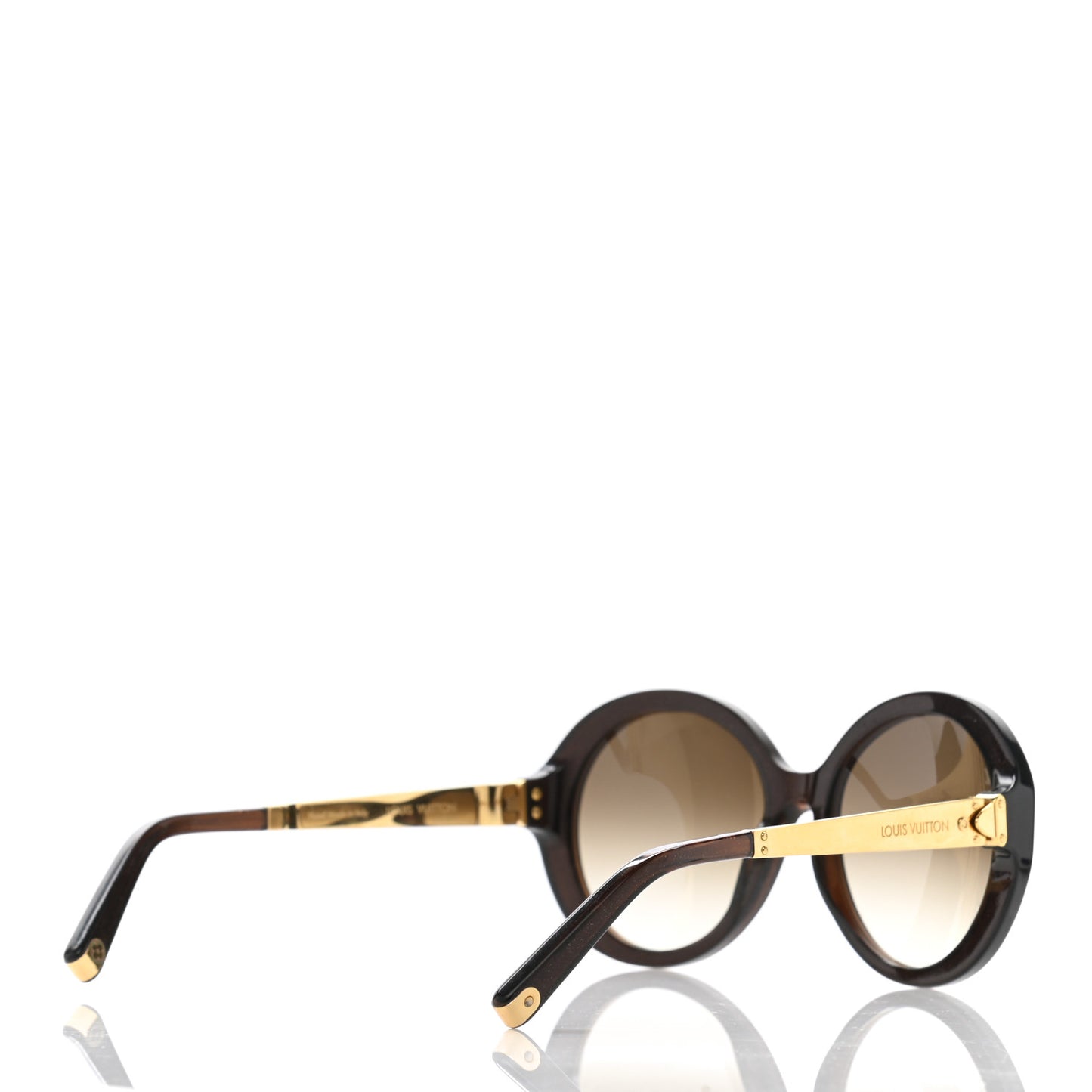 Petit Soupcon Rond Sunglasses Z0490W Brown Glitter