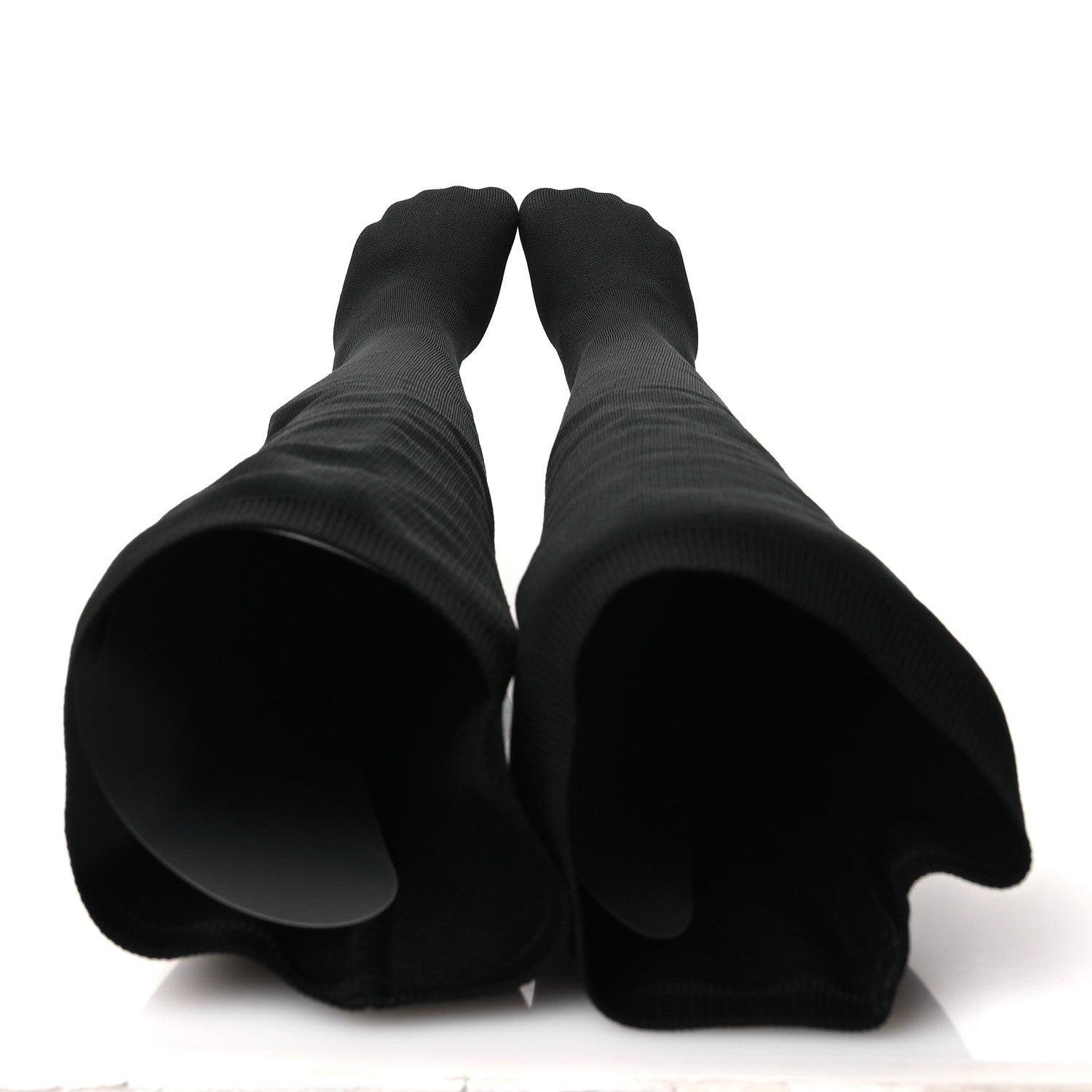 Balenciaga Knit Fetish Anatomic 110 Boots 39 Black 2 of 8