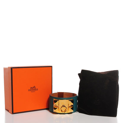 Hermes Swift Collier de Chien CDC Bracelet Malachite L 4 of 7