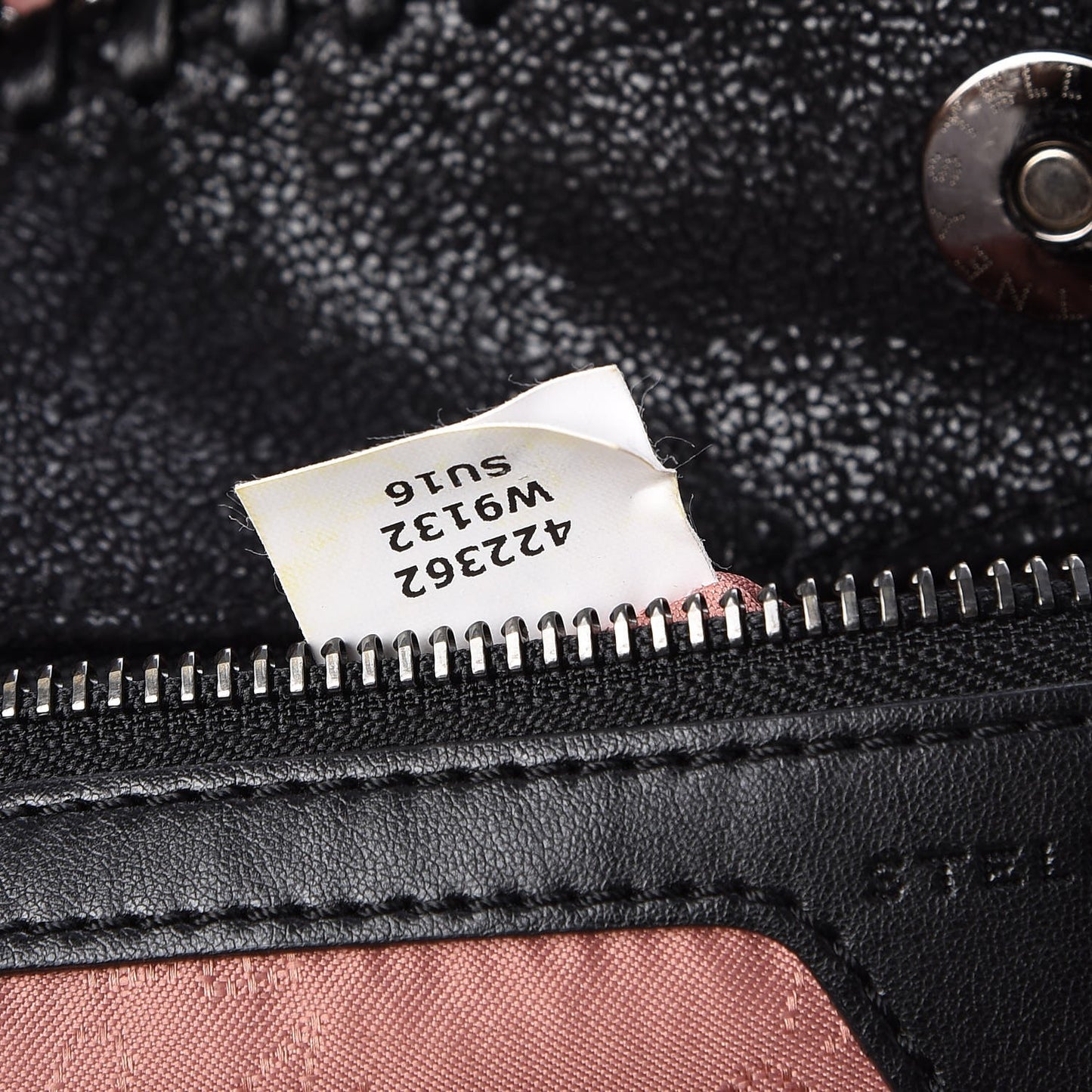 Shaggy Deer Falabella East West Shopper Tote Black