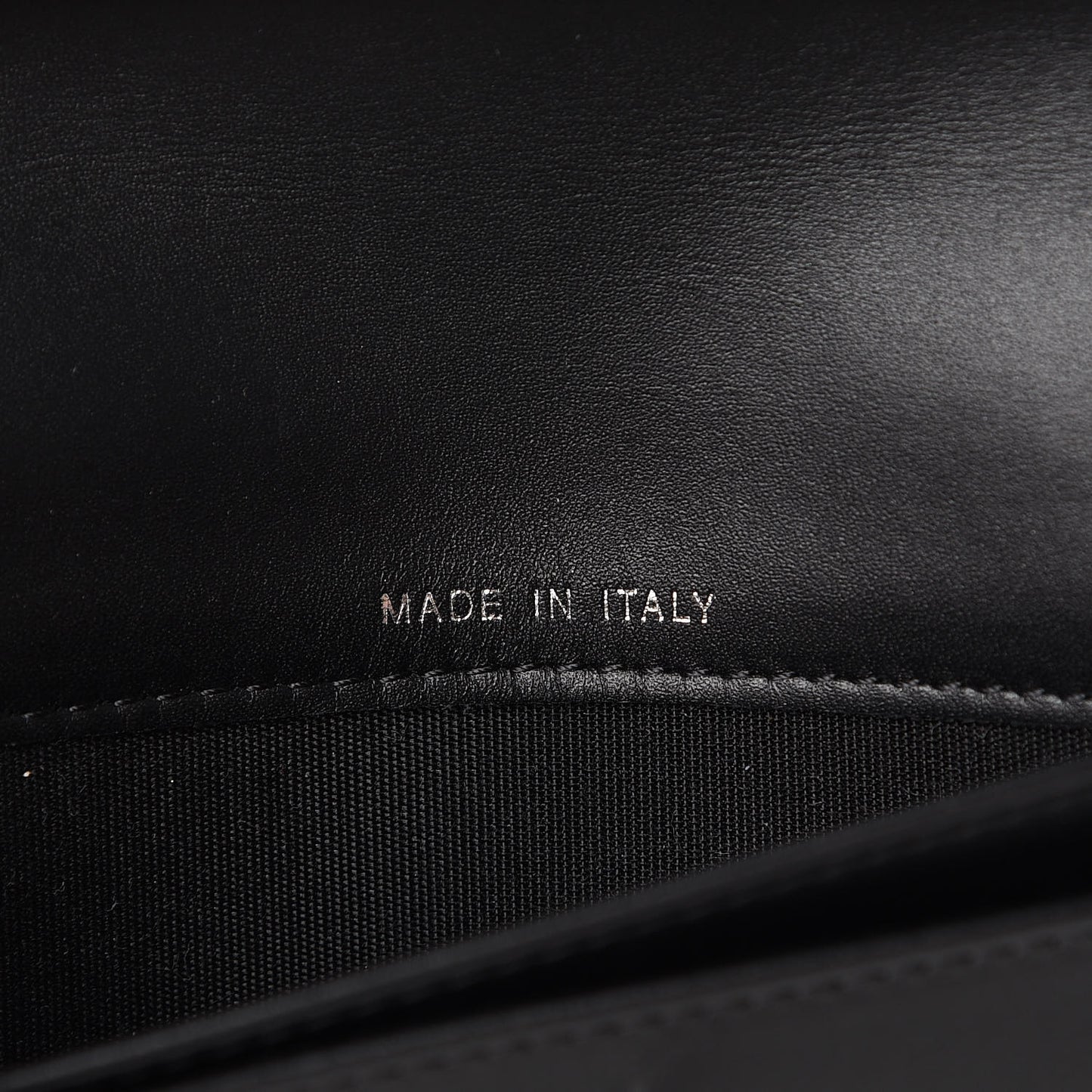 Patent Quilted Brilliant Yen Wallet Black