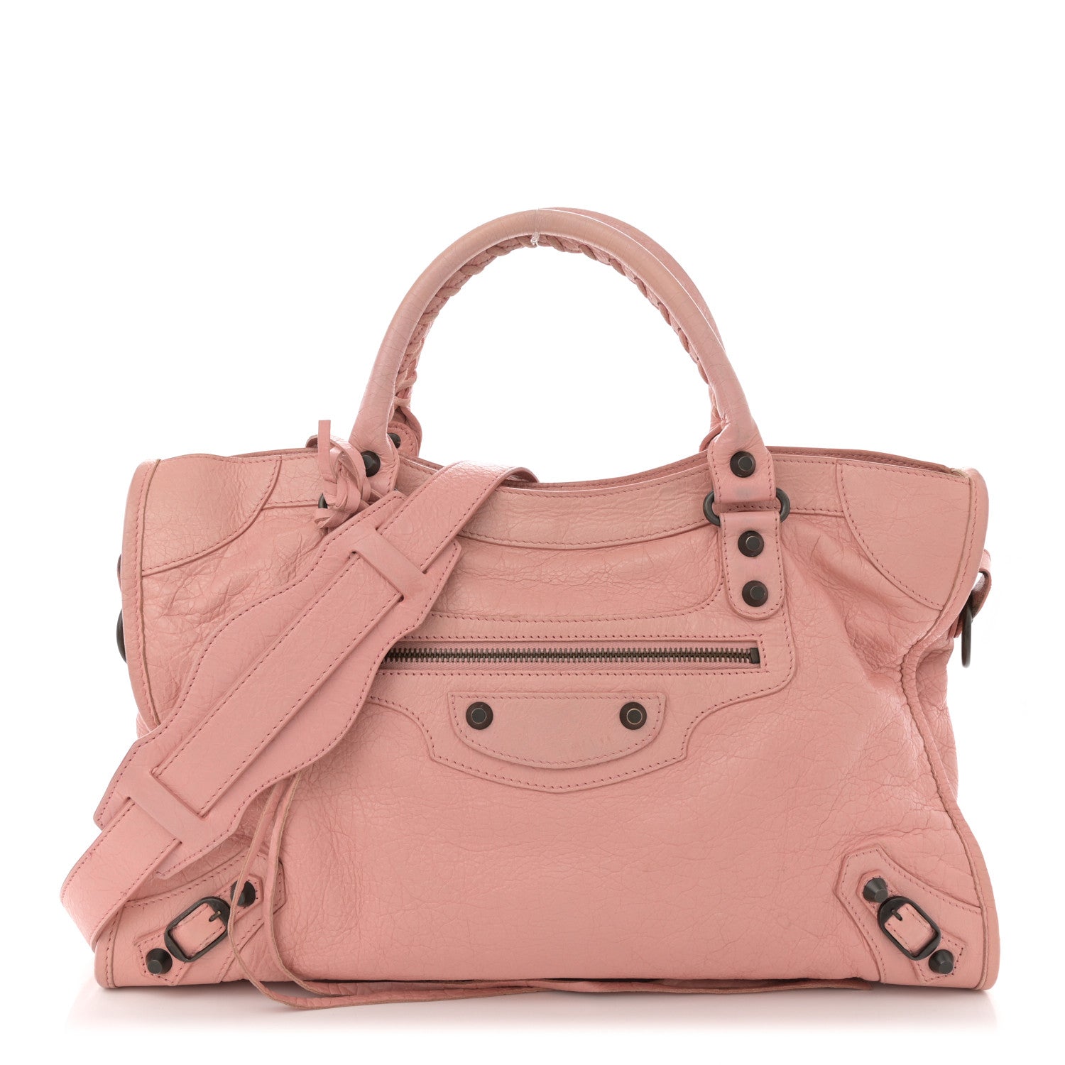 Balenciaga Agneau Classic Hardware City Rose Peche 1 of 17