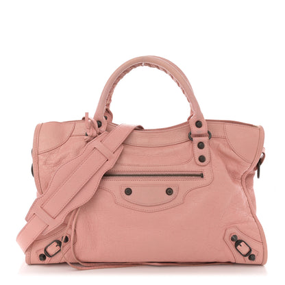 Balenciaga Agneau Classic Hardware City Rose Peche 1 of 17