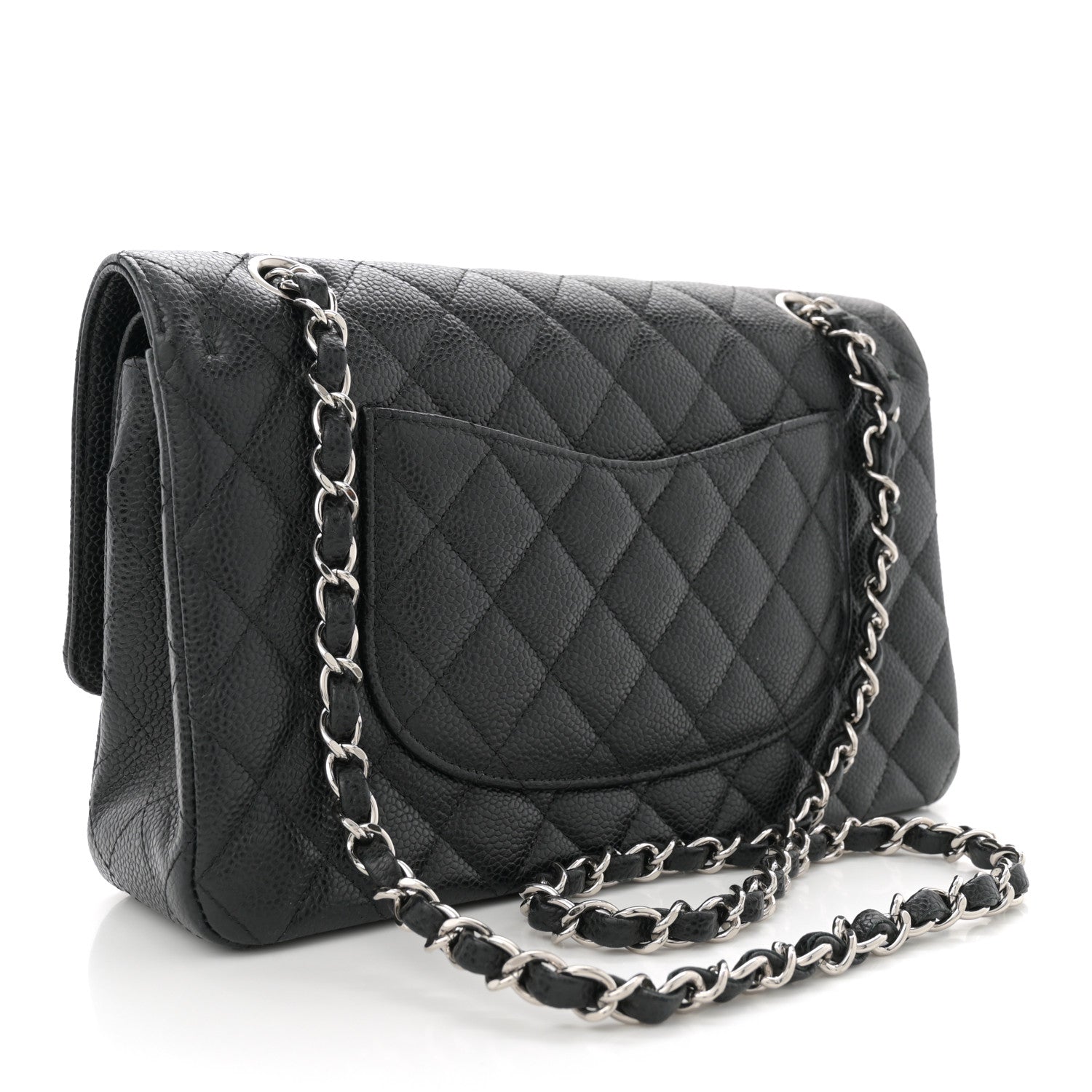 Chanel Caviar Quilted Medium Double Flap Black 3 of 13