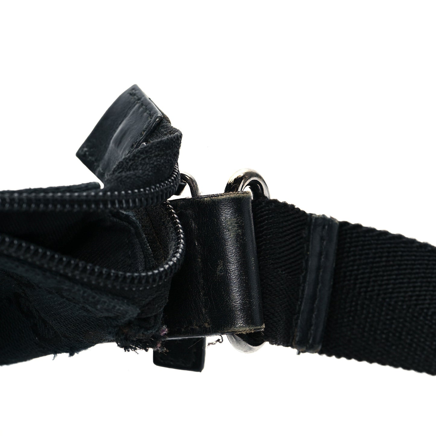 Monogram Calfskin Perforated Medium Flat Messenger Bag Black