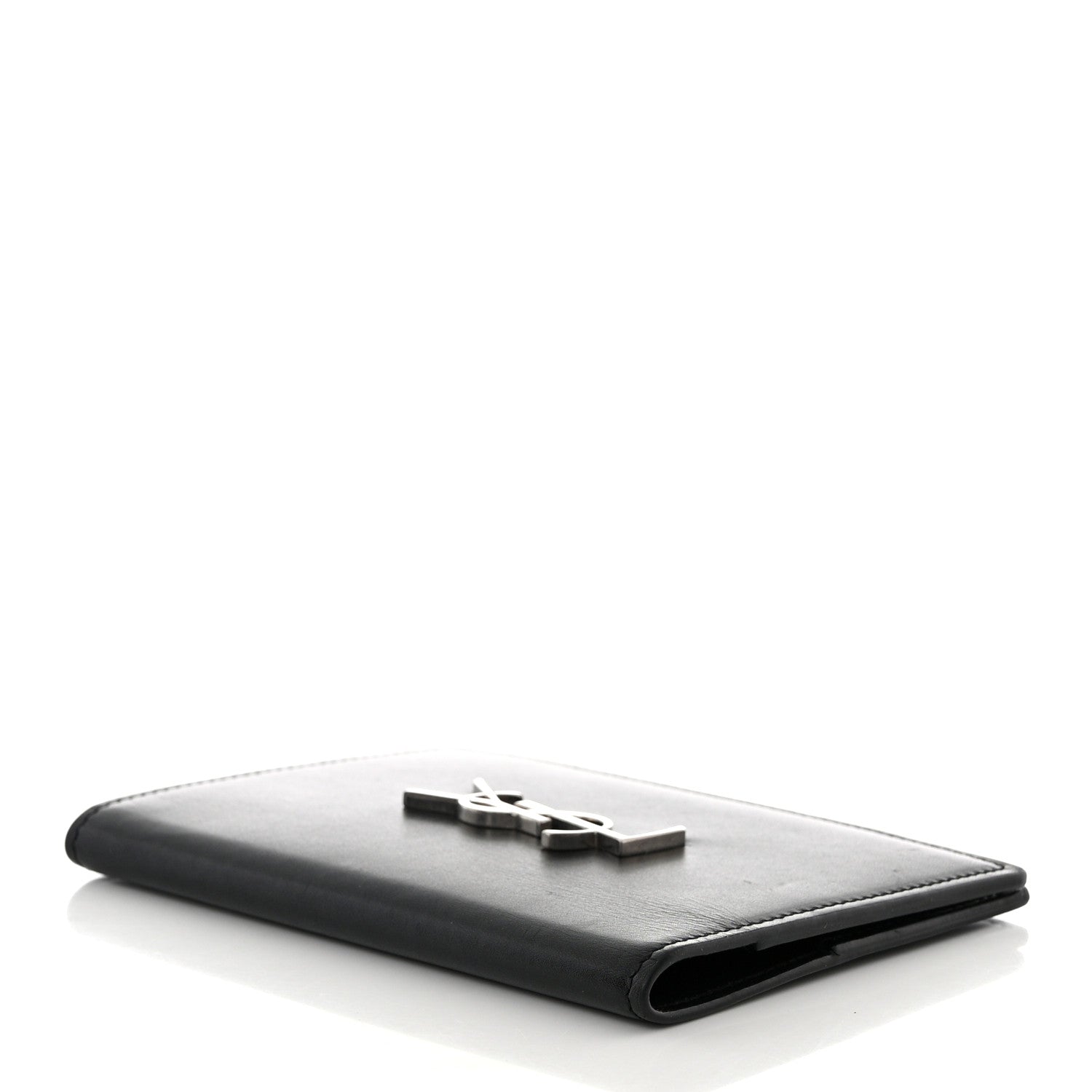 Saint Laurent Grain De Poudre Passport Holder Black 4 of 9