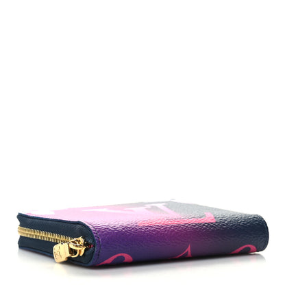 Louis Vuitton Monogram Giant Spring In The City Zippy Coin Purse Midnight Fuchsia 4 of 8