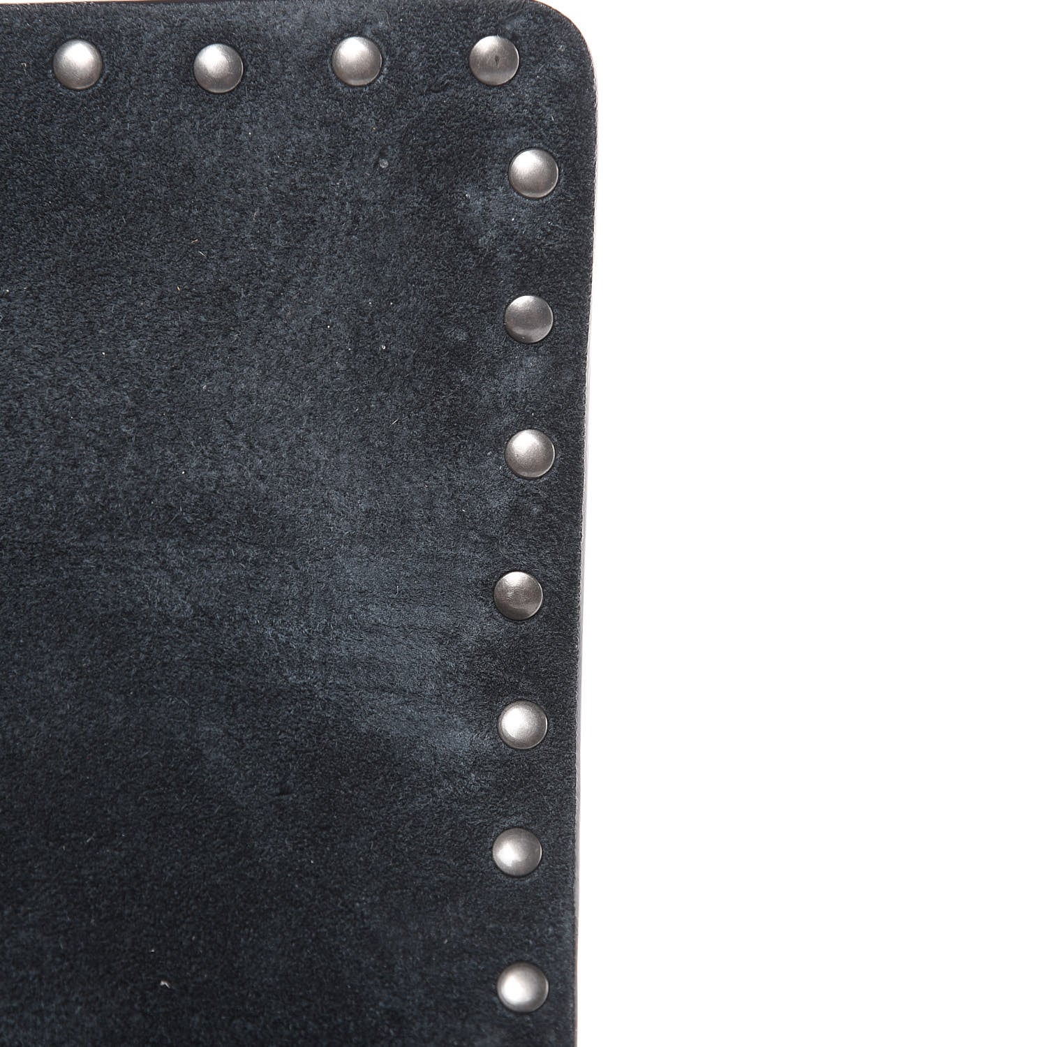 Valentino Garavani Pebbled Calfskin Turquoise Medium Guitar Strap Rockstud Rolling Flap Saddle Bag Black 10 of 11