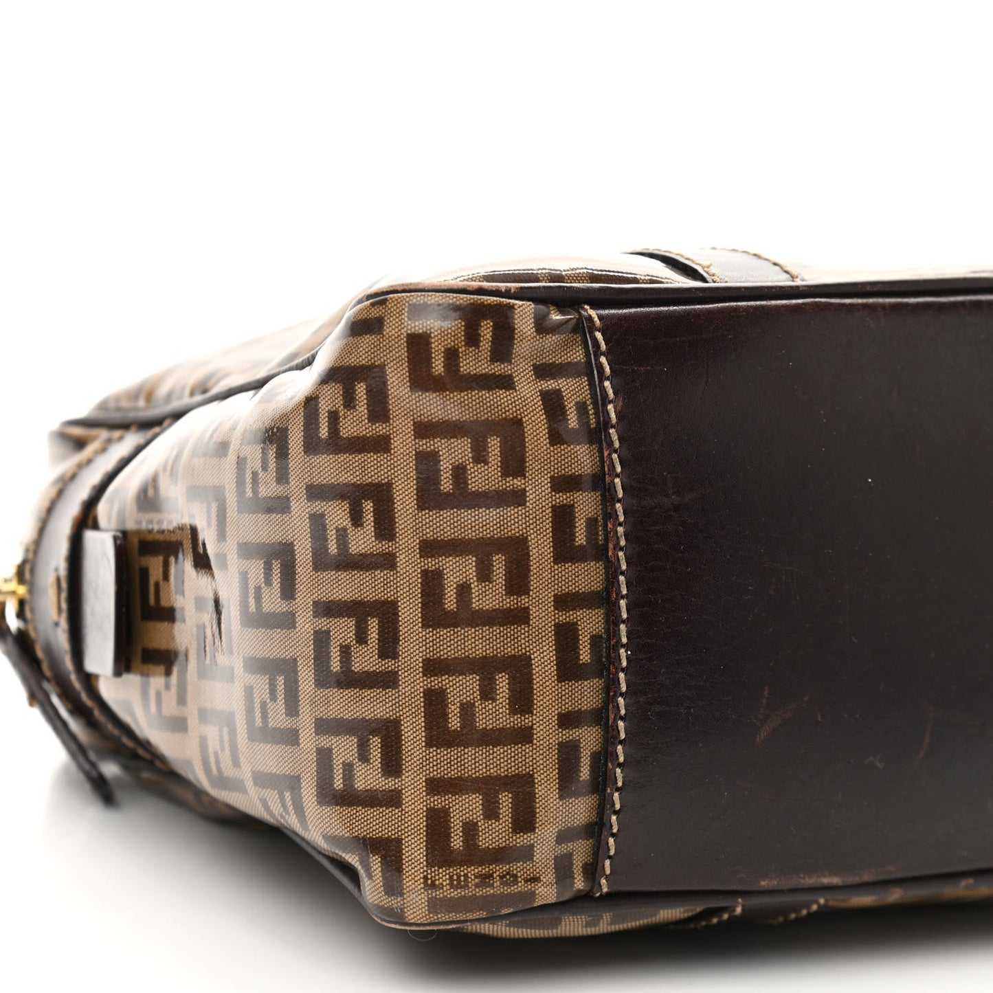 Vinyl Zucchino Tote Tobacco