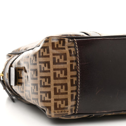 Fendi Vinyl Zucchino Tote Tobacco 7 of 11