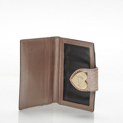 Gucci Metallic Microguccissima Heart Travel Wallet Pink 5 of 6