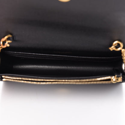 Saint Laurent Grain De Poudre Small Classic Monogram Kate Tassel Chain Wallet Black 5 of 9