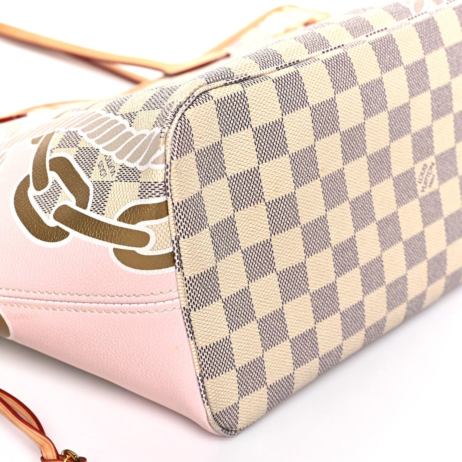 Louis Vuitton Damier Azur Nautical Neverfull MM 9 of 10