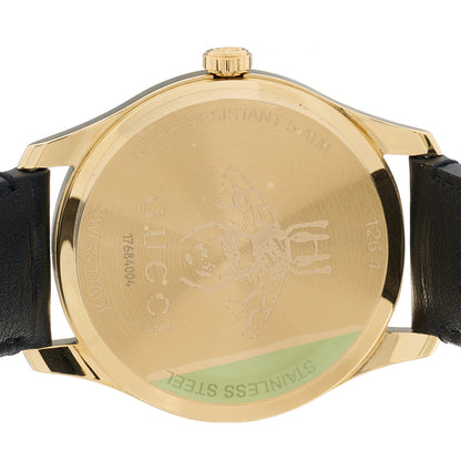 Gucci Stainless Steel Calfskin Mother of Pearl 36mm G-Timeless Charm Quartz Watch 4 of 4