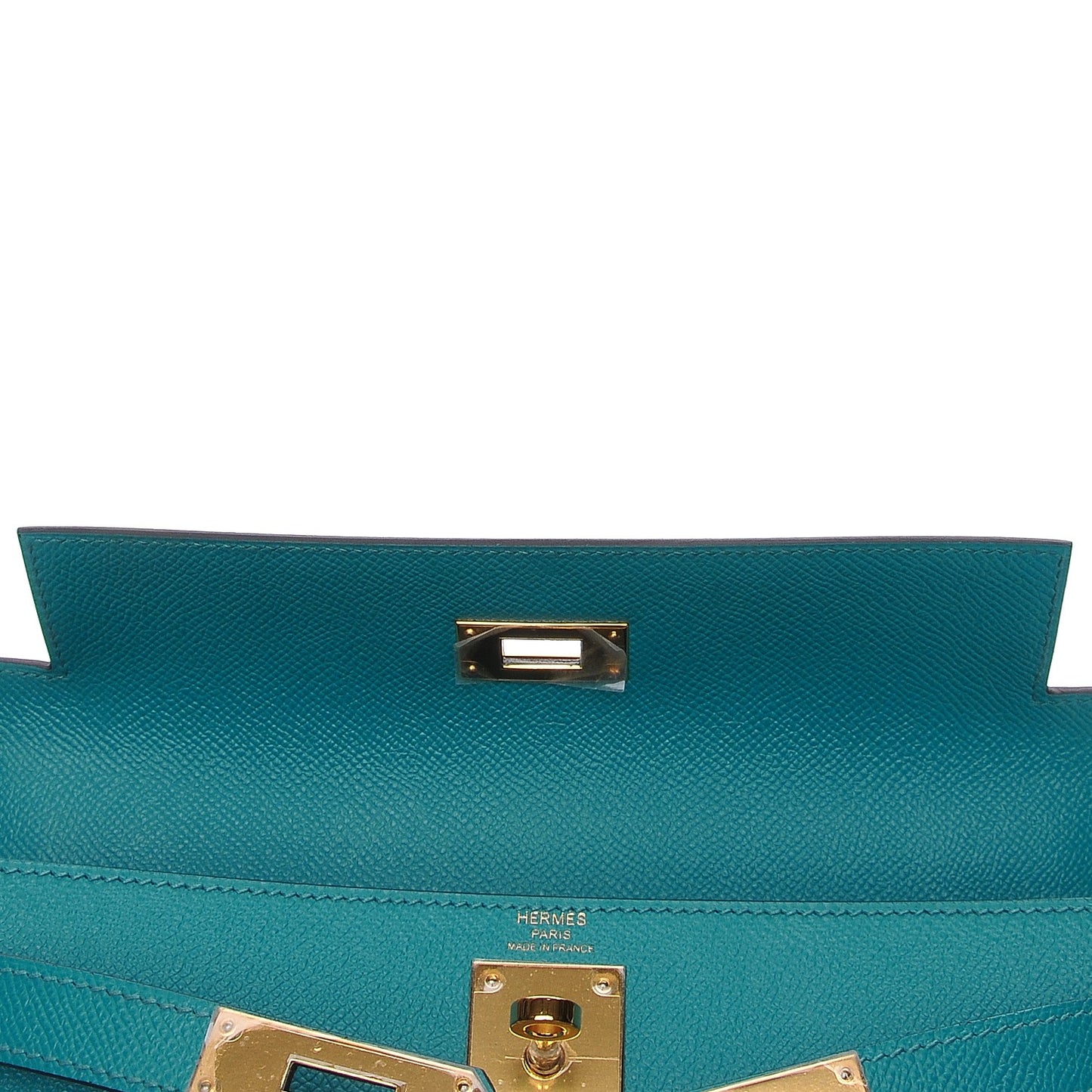 Epsom Kelly Sellier 28 Bleu Paon